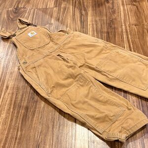 Carhartt Kids Overalls in Tan